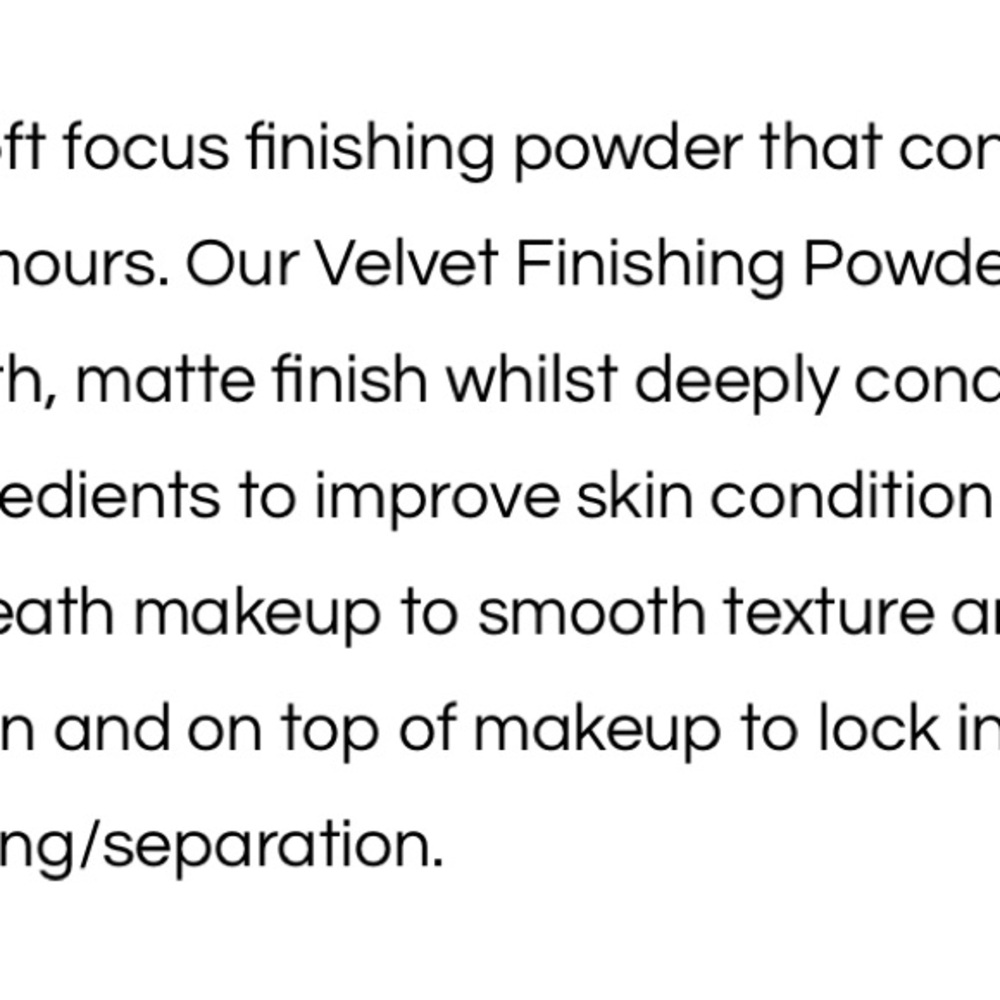 Nikkia Joy Cosmetics Velvet Finishing Powder - UNSCENTED - Picture 6 of 8